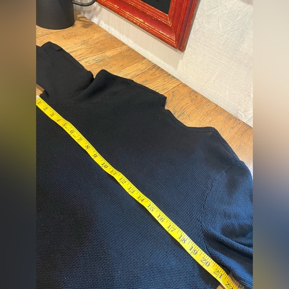 🖤 CLAIRE FRANCE – Cardigan noir léger à manches 3/4 – Taille 1X - Picture 4 of 8